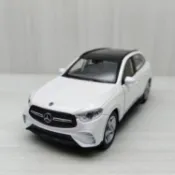 全新盒裝現貨~1:36賓士 GLC SUV 白色 合金 模型車 玩具 迴力 收藏 交通模型