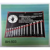 【BBT精品雜貨】黑手牌 14隻裝 8-24mm 梅開板手組 BH-503