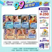 【Libero麗貝樂】Comfort 嬰兒紙尿褲/尿布 黏貼型（1 2 3 4 5 6 7號 -箱購）｜維達官方旗艦店