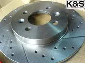 ●凱興國際●全新YDL原廠規格打孔通風劃線碟盤 MITSUBISHI三菱 05~年 FORTIS佛提斯 前盤單片