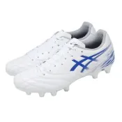 Asics 亞瑟士 足球釘鞋 DS Light Club 2E 寬楦 男鞋 白 藍 抓地 1103A128100