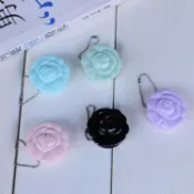 【馥靖皂材】帶鏡薔薇花口紅分裝鋁盤空盒 眼影盒(多色可選)