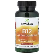 【iHerb】Swanson Vitamins, 維生素 B12（氰鈷胺），500 微克，250 粒膠囊