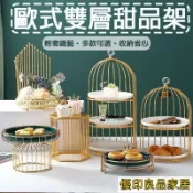 開立發票 【免運】歐式 點心盤 甜點盤 蛋糕架 甜點架 展示架 下午茶點心架 蛋糕展示盤 二層架 水果盤 三層點心架yylp0618