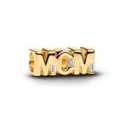 【Pandora 潘多拉】14k金MOM 字母串飾