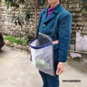 採茶口袋 採茶袋茶葉採摘專用袋子 採摘掛腰袋子 摘茶葉袋子 埰茶袋茶葉埰茶包埰茶簍防水透氣袋子茶葉筐專用摘茶袋s0913
