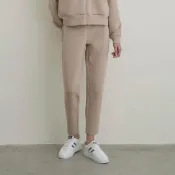 【GIORDANO 佐丹奴】女裝高彈力鬆緊腰九分褲 New Preppy系列(43 麥棕)