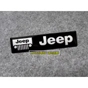 JEEP 吉普 鋁合金 拉絲 金屬車貼 尾門貼 裝飾貼 葉子板 隨意貼 車身貼 立體刻印 烤漆工藝 專用背膠