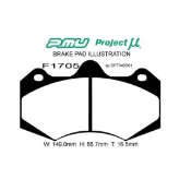 全新現貨日本 Project mu PMU F1705 HC+來令片  AP7040/9040 D61