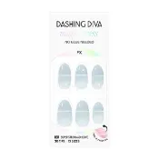 即期品【DASHING DIVA】MAGICPRESS 時尚潮流美甲片_雲影微光(冰川 星空 海莉 美甲 灰藍)
