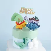 HareD [Hare.D]現貨 恐龍軟陶擺件 恐龍造型 蛋糕裝飾 生日 蛋糕 擺件 軟陶 恐龍 插牌