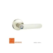(店+)內側轉扭式◄《 L.S 》麥金LS-710-N(小套盤)日規高級木門水平把手鎖 水平鎖 白鐵色 不附鑰匙 浴廁門用