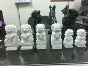 『石夫的家』石雕石獅景觀石桌石椅石雕漢白玉石獅