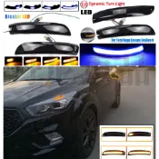 🔥福特【KUGA MK2 MK2.5 後照鏡流水燈】LED燈 跑馬燈 後視鏡燈 流水方向燈 轉向燈 一抹藍
