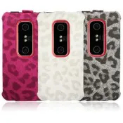 [小強配件館] 全新台灣 COSE 定型上下掀皮套 HTC EVO 3D專用 豹紋系列共五色