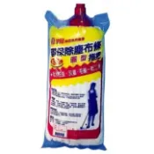 *台灣製造 環保除塵布條 圓型拖把 T型拖把 (7'') 吸水強 清潔拖把 掃除 除塵拖把 布條 鋁柄 細牙 六分小牙