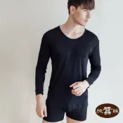 【岱妮蠶絲】純蠶絲42針70G圓領長袖男衛生衣-MMC6A101