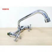 全銅雙把雙開冷熱水龍頭 廚房水龍頭 016