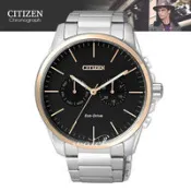 【CITIZEN 日系星辰】光動能 簡約時尚 不鏽鋼男錶(AO9044-51E)