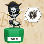 全家 航海王15週年 # 紀念款印章公仔 # 布魯克