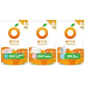 ★滿額贈★橘子工坊天然濃縮洗衣精補充包1500ml-制菌去味/制菌低敏/制菌洗淨病毒 超取最多3包