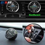 MAZDA 馬自達汽車迷你石英鐘在黑暗中發光內部中控台通風時鐘裝飾適用於 2 3 CX5 CX30 CX8 CX3 Ma