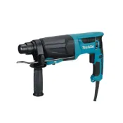 (店+)【MAKITA 牧田】牧田 電動插電四溝三用鎚鑽 HR2670X5 電鑽 HR2670 附尖鑿 5支鑽尾 三爪轉換夾頭 中崙五金
