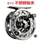 臺灣出貨#飛釣全金屬漁輪帶泄力超輕前打輪磯竿冰釣漁線輪冬釣魚中通倍速輪#免運