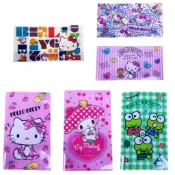【三麗鷗 SANRIO】萬用多功能收納夾 雙層收納夾 口罩夾 資料夾 凱蒂貓 美樂蒂 大眼蛙