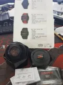 福利品 CASIO 卡西歐 G-SHOCK 指針數字雙顯錶(消光黑) G-100BB-1ADR 手錶