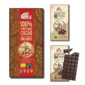 (店+)❰西班牙Sole收淚❱黑巧克力⟪純100%⟫歐盟認證+公平貿易100g 無糖可可粉 Cacao 生巧克力塊 純素 無麩質