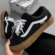 【LittleSeoul】韓國代購 Vans SKATE Old Skool PRO 膠底 黑 基本款 男女鞋 情侶鞋