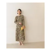 星級小舖 藝術花朵印花洋裝 NATURAL BEAUTY BASIC 洋裝