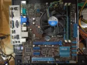二手華碩BM6620主機板+ i7-2600 CPU整組含風扇記憶體8G(4+4) 附擋板 內容詳看
