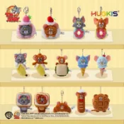 🎀台灣出貨🎀 湯姆貓與傑利鼠周邊 吊飾 tom&jerry 貓和老鼠甜品系列毛絨掛件 卡通可愛背包鑰匙扣 公仔 禮物