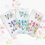 日式牽牛花 雙層 紗布長巾 長手帕 紗布毛巾 二重紗紗布【DK大王】