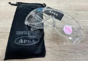【楊格玩具】現貨~ APEX 02型號 運動眼鏡 / 護目鏡 / 戰術射擊眼鏡~戴眼鏡可用、防起霧 抗UV400(透明)