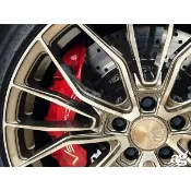 【泓越五股直營門市】全新鋁圈 泓越 AG M570R 18吋 M570R 旋鍛鋁圈 古銅金髮絲車面