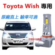 隔日到貨【TOYOTA WISH】專用LED大燈 H11 9005 直上式 超亮 遠燈 近燈 車頭燈 直插替換 燈泡