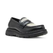【steve madden】拼接網布樂福鞋-男鞋RAIDEN(黑色)