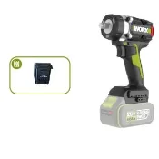 【WORX 威克士】20V 700Nm 無刷衝擊扳手 WU270.9+F49(可用美沃奇電池 鋰電 無刷 大扭力 電動扳手 衝擊扳手)