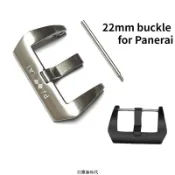【熱賣】PANERAI 316l 不銹鋼表扣適用於沛納海手鍊 22 毫米表扣啞光金屬針扣帶徽標手錶工具