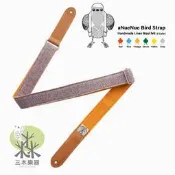 【三木樂器】aNueNue 窄版 細鳥背帶 鳥吉他背帶 吉他背帶 烏克麗麗背帶 肩帶 貝斯 烏克麗麗 羊毛氈麻布 亮橙
