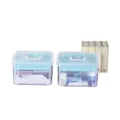 【KEYWAY 聯府】手提雙層整理箱9L-1入(台灣製 收納箱 置物箱 零件箱 文具收納 小物收納 HK09)
