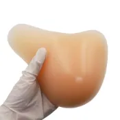 (店+)KS8  350g C罩杯腋下填充型 義乳(手術後義乳 矽膠假乳 增大胸墊 義乳內衣 水餃墊 硅膠胸墊 乳癌胸部 矽膠義乳 術後康復義乳)