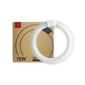 【旭光】6入 15W 6500K 白光  LED T9 環型燈管 日光燈管 環管