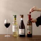 臺灣出貨FaSoLa紅酒瓶塞真空硅膠防塵通用萬能型葡萄酒多重密封保鮮香...