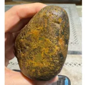 《都蘭水廠海洗虎斑碧玉》260813-06 總統石 心臟石 血絲碧玉 台灣藍寶 鳳凰碧玉 | 後山帝星石業