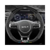 (店+)起亞 方向盤套 碳纖維方向盤套  Sportage Carens Soul Sorento Carnival適用車把套