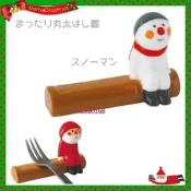 日本Decole concombre 加藤真治療癒商品2015無慮聖誕雪人筷架配件玩偶  [新到貨   ]